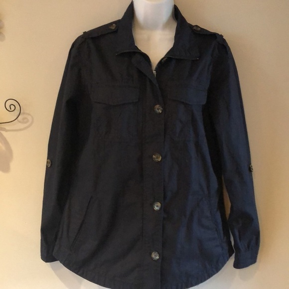 Buffalo David Bitton Lawrence Utility Long Sleeve Military Zip Button Up Shirt - Picture 1 of 16